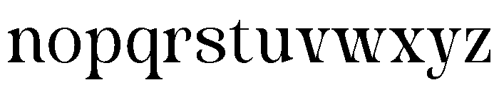 Stylish Average Regular Font LOWERCASE