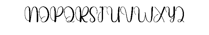 Stylish Beatiful Font UPPERCASE