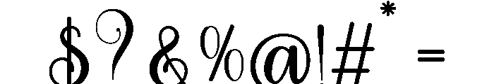 Stylish Birthday Regular Font OTHER CHARS