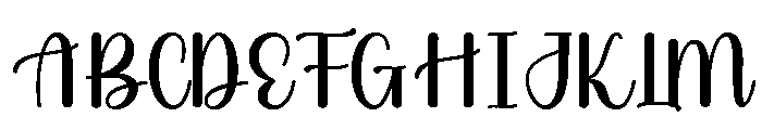 Stylish Birthday Regular Font UPPERCASE