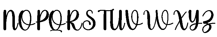 Stylish Birthday Regular Font UPPERCASE