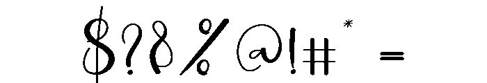 Stylish Bulky Font OTHER CHARS