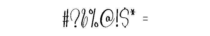 Stylish Catalish Font OTHER CHARS