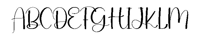 Stylish Catalish Font UPPERCASE