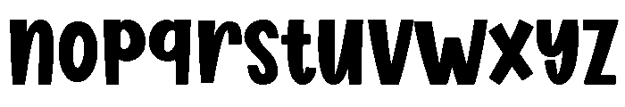 Stylish Chunky Font LOWERCASE
