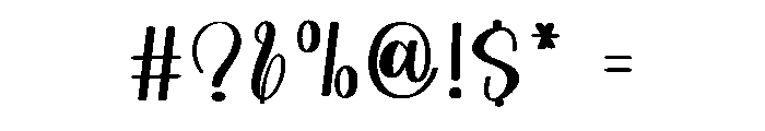 Stylish Daddy Font OTHER CHARS