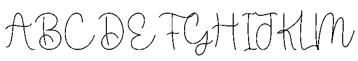 Stylish Dahlia Font UPPERCASE