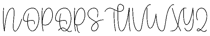 Stylish Dahlia Font UPPERCASE