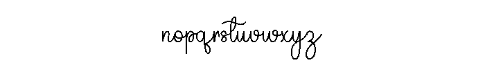 Stylish Dahlia Font LOWERCASE