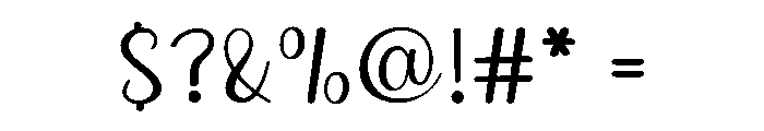 Stylish Delighter Font OTHER CHARS