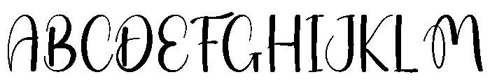 Stylish Delighter Font UPPERCASE