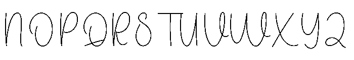 Stylish Delightful Font UPPERCASE