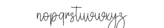 Stylish Delightful Font LOWERCASE