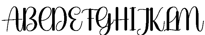 Stylish Display Regular Font UPPERCASE
