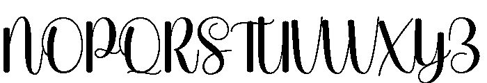 Stylish Display Regular Font UPPERCASE