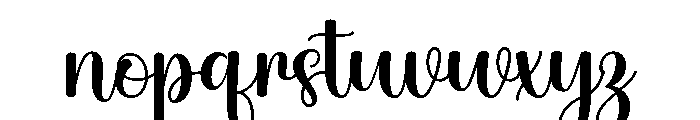 Stylish Display Regular Font LOWERCASE