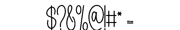 Stylish Elegant Font OTHER CHARS