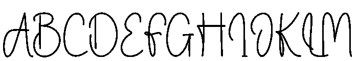 Stylish Elegant Font UPPERCASE