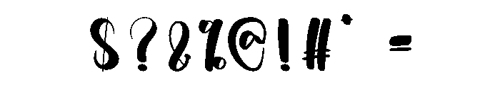 Stylish Girls Font OTHER CHARS