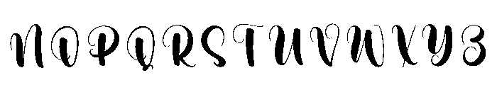 Stylish Girls Font UPPERCASE