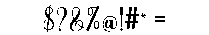Stylish Grandma Regular Font OTHER CHARS