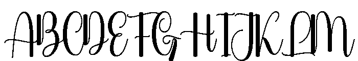 Stylish Grandma Regular Font UPPERCASE