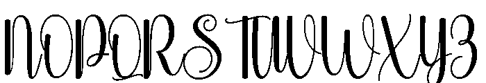 Stylish Grandma Regular Font UPPERCASE