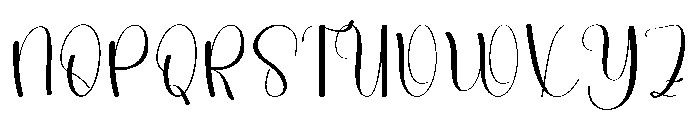 Stylish Grandpa Font UPPERCASE