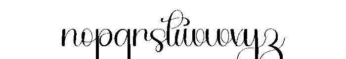 Stylish Grandpa Font LOWERCASE