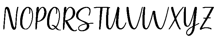 Stylish Handmade Regular Font UPPERCASE