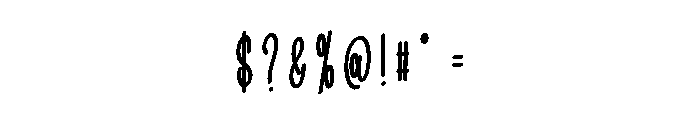 Stylish January Font OTHER CHARS