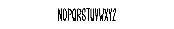 Stylish January Font UPPERCASE
