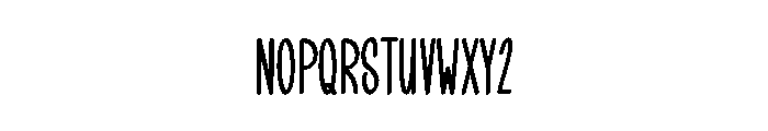 Stylish January Font LOWERCASE