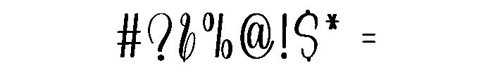 Stylish Jhonatan Font OTHER CHARS