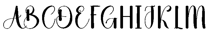 Stylish Jhonatan Font UPPERCASE