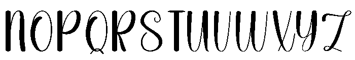 Stylish Jhonatan Font UPPERCASE