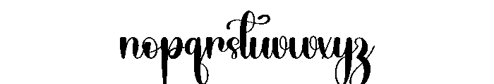 Stylish Jhonatan Font LOWERCASE