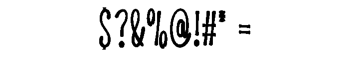 Stylish Moonlite Font OTHER CHARS