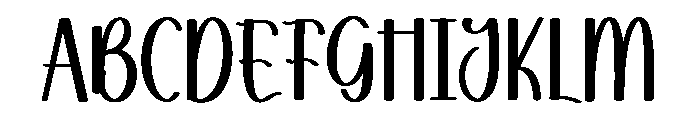 Stylish Outside Font UPPERCASE