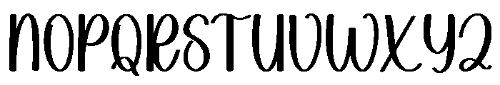 Stylish Outside Font UPPERCASE