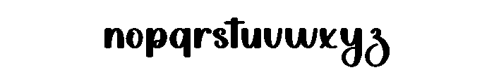 Stylish Outside Font LOWERCASE