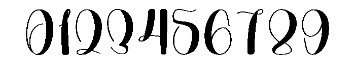 Stylish Peaceful Font OTHER CHARS