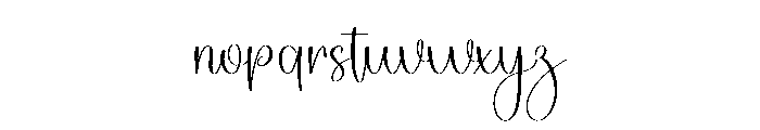 Stylish Photography Font LOWERCASE