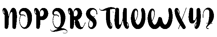 Stylish Rainbow Font UPPERCASE