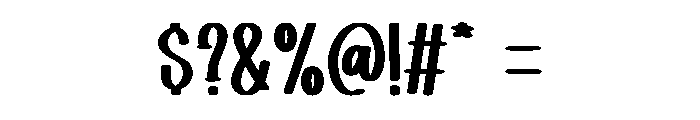 Stylish Regular Font OTHER CHARS
