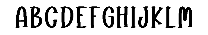 Stylish Regular Font UPPERCASE