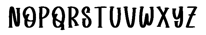 Stylish Regular Font UPPERCASE