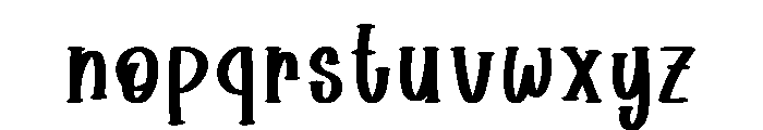 Stylish Regular Font LOWERCASE