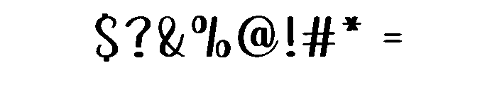 Stylish Seventeen Font OTHER CHARS
