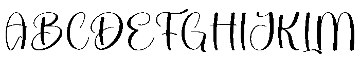 Stylish Seventeen Font UPPERCASE